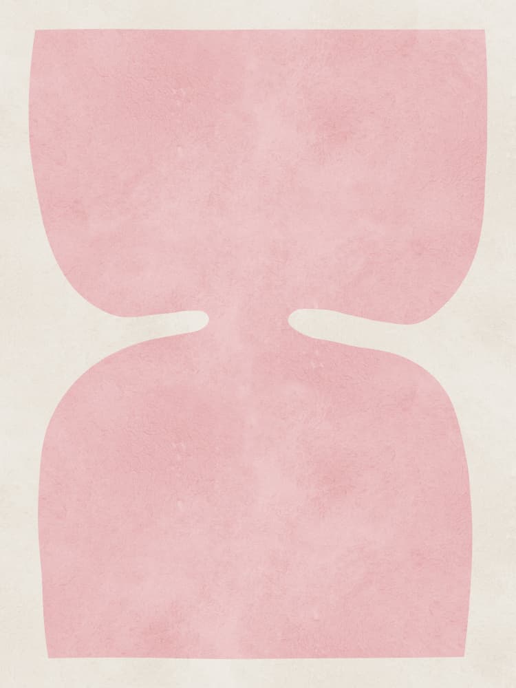 Organic Pink Flow by Vitor Costa — canvas wall art