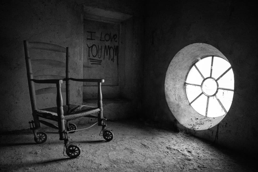 Forgotten Chair Dark Room by Giorgio Toniolo — canvas wall art