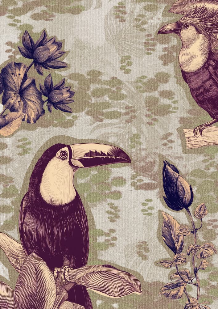 Hidden Tropics by Old Artists Studio — canvas wall art