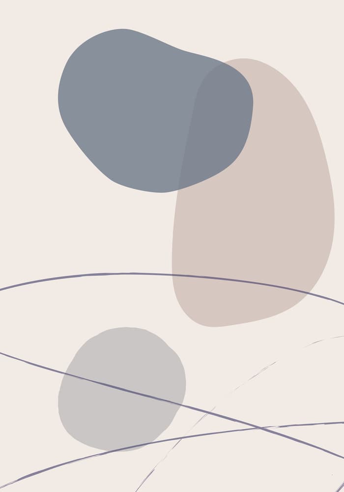 Calm Organic Forms by Old Artists Studio — canvas wall art