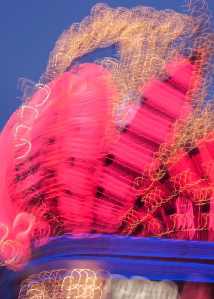 Blurred Neon City by Old Artists Studio III — canvas wall art