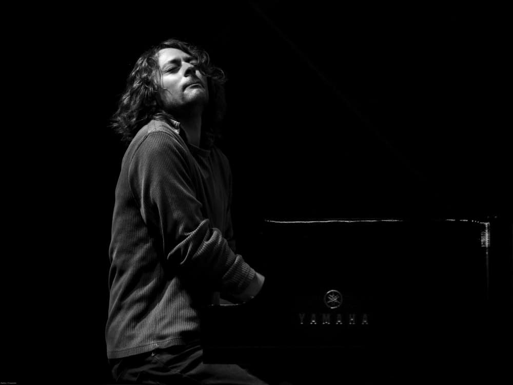 Soulful Piano Man by Dragoslav Nedici — canvas wall art