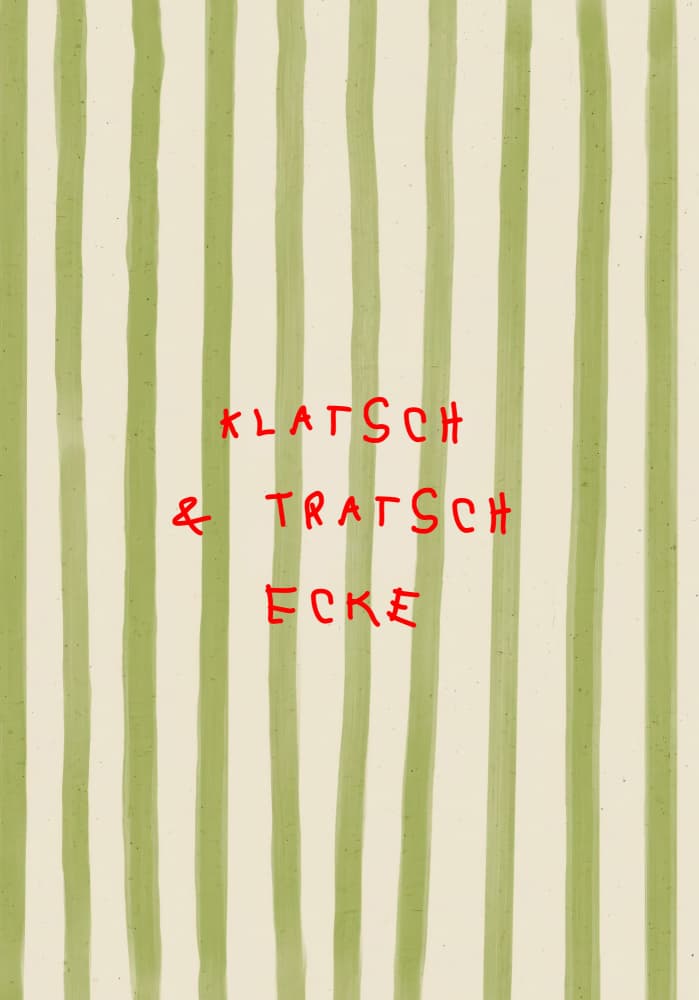 Klatsch &amp; Tratsch Ecke by Neetesh Kumar — canvas wall art