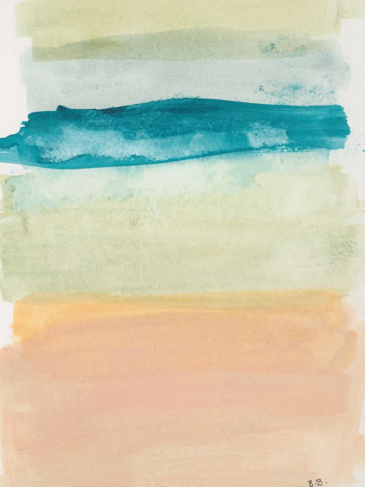 Coastal Color Wash by Bronwyn Baker — canvas wall art