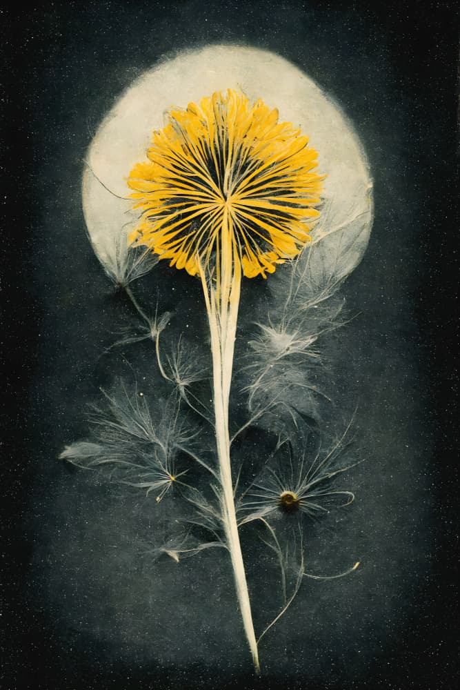 Celestial Bloom by Treechild — canvas wall art