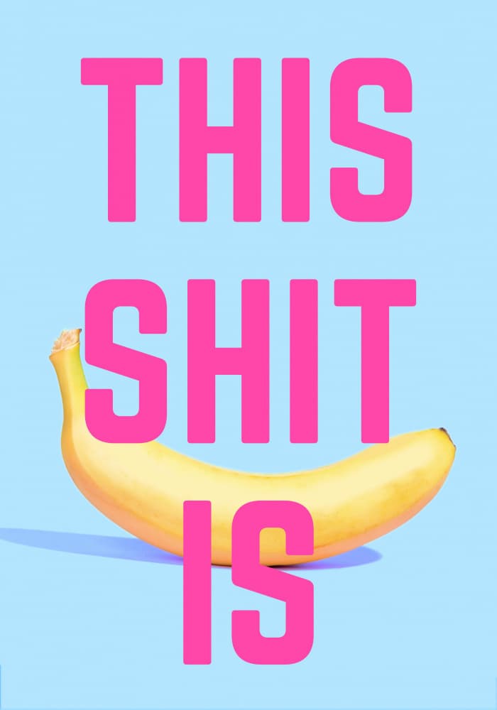 Bold Banana Statement by Athene Fritsch — canvas wall art