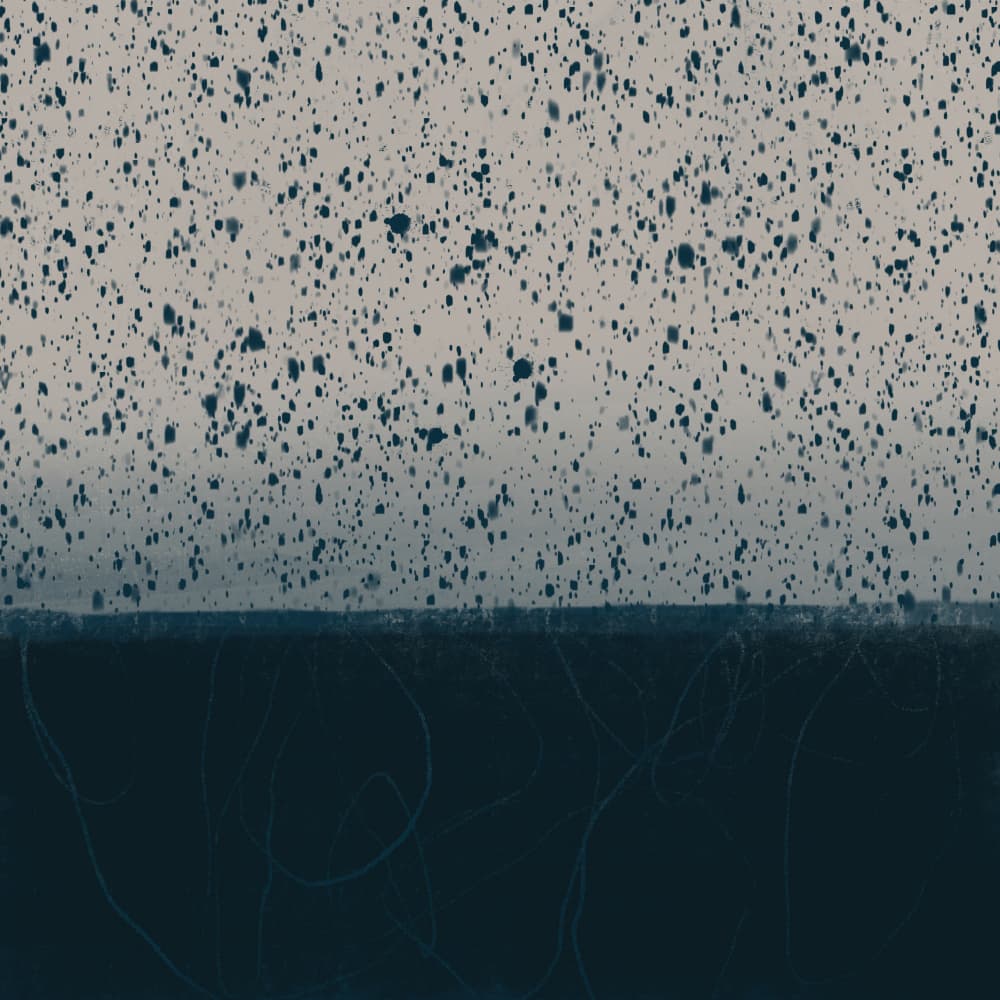 Speckled Horizon Deep Roots by MANSI SAXENA — canvas wall art