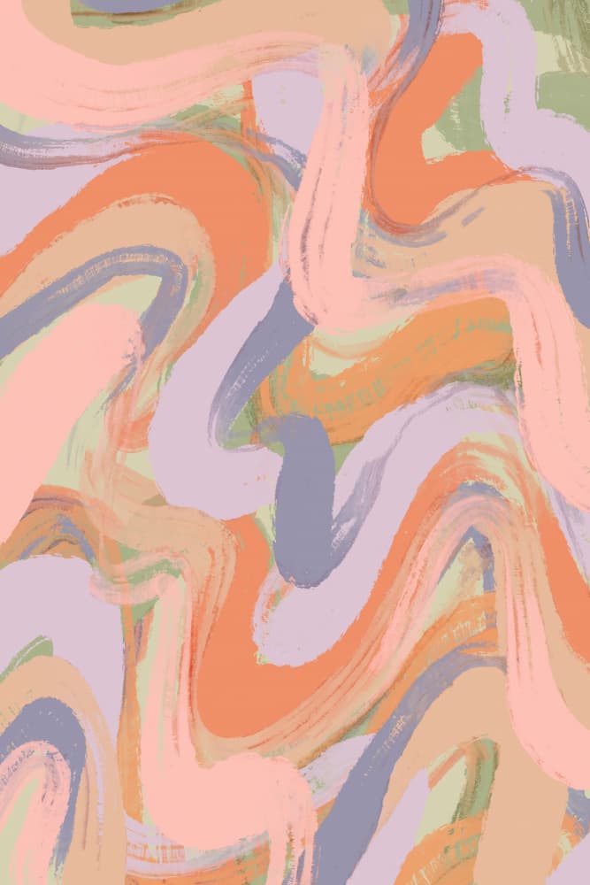 Swirling Hues by Treechild — canvas wall art