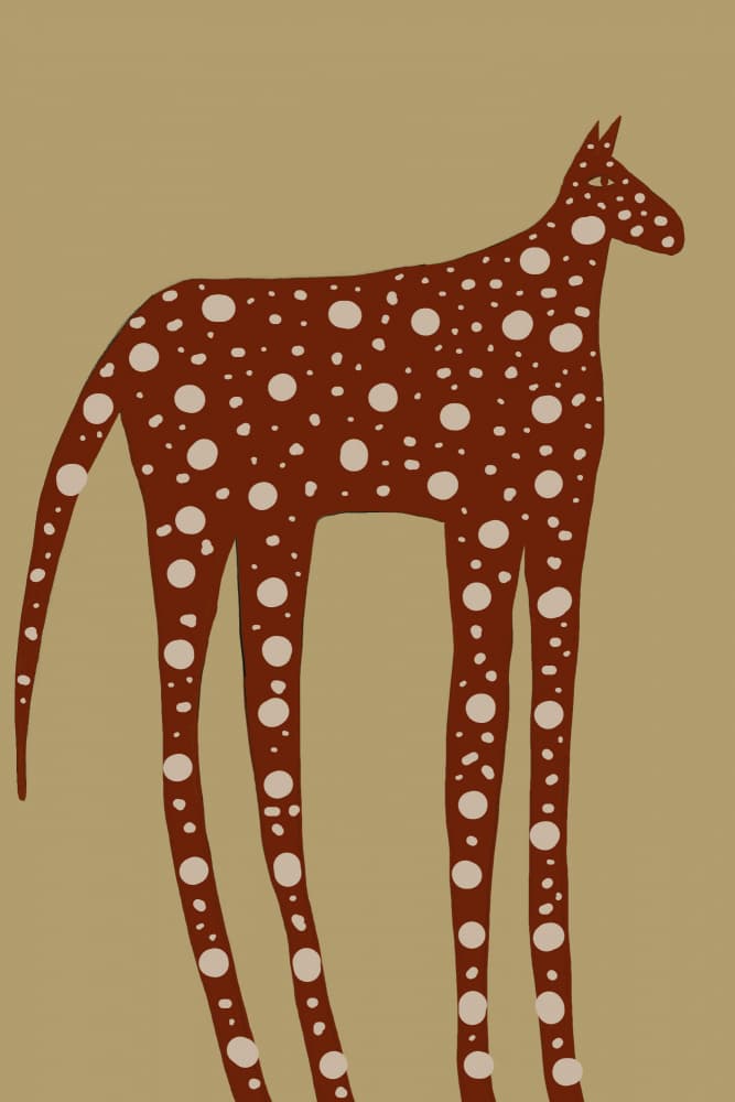 Spotted Earthy Creature by The Art Concept — canvas wall art