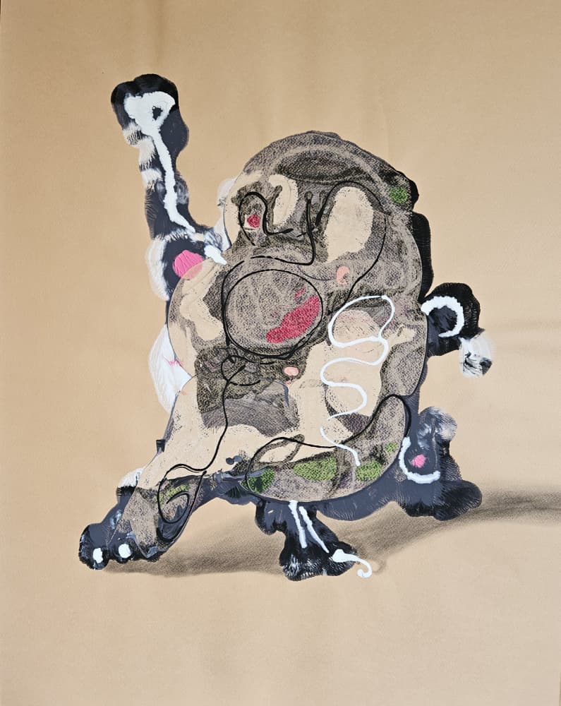 Bizarre Dancing Figure by Stefano Mazzolini — canvas wall art