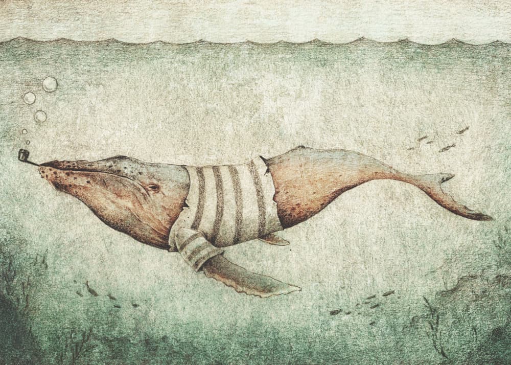 Sailor of the Deep Ocean by Mike Koubou — canvas wall art