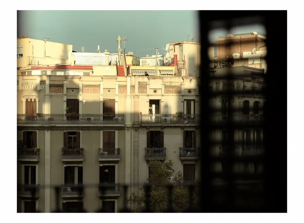 European City Balconies by Thabiet Kamaldien — canvas wall art