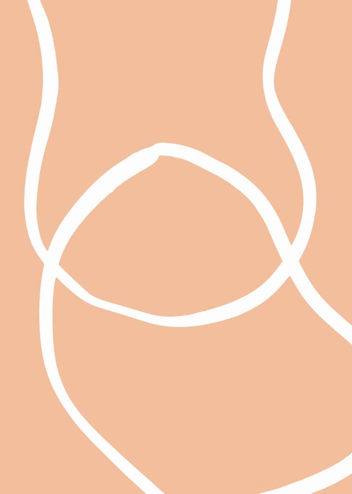 Soft Abstract Curves by Old Artists Studio — canvas wall art