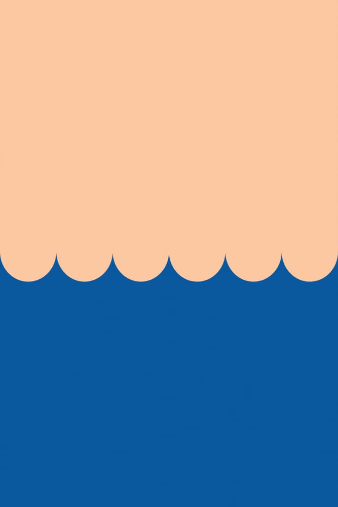Calm Blue Waves by Old Artists Studio — canvas wall art