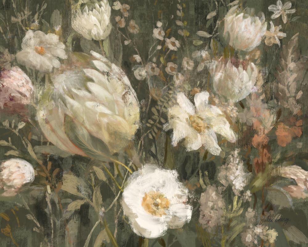 Field of Protea Tapestry Julia Cheney by Julia Cheney — canvas wall art