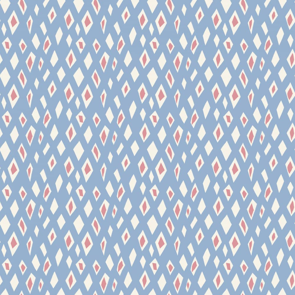 Soft Diamond Pattern by Little Dean — canvas wall art