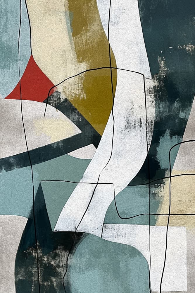 Dynamic Color Forms by Andreas Magnusson — canvas wall art