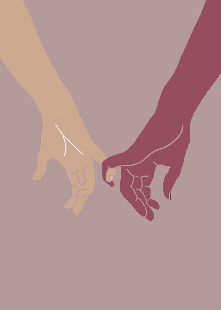 Pinky Promise Hands by Old Artists Studio II — canvas wall art