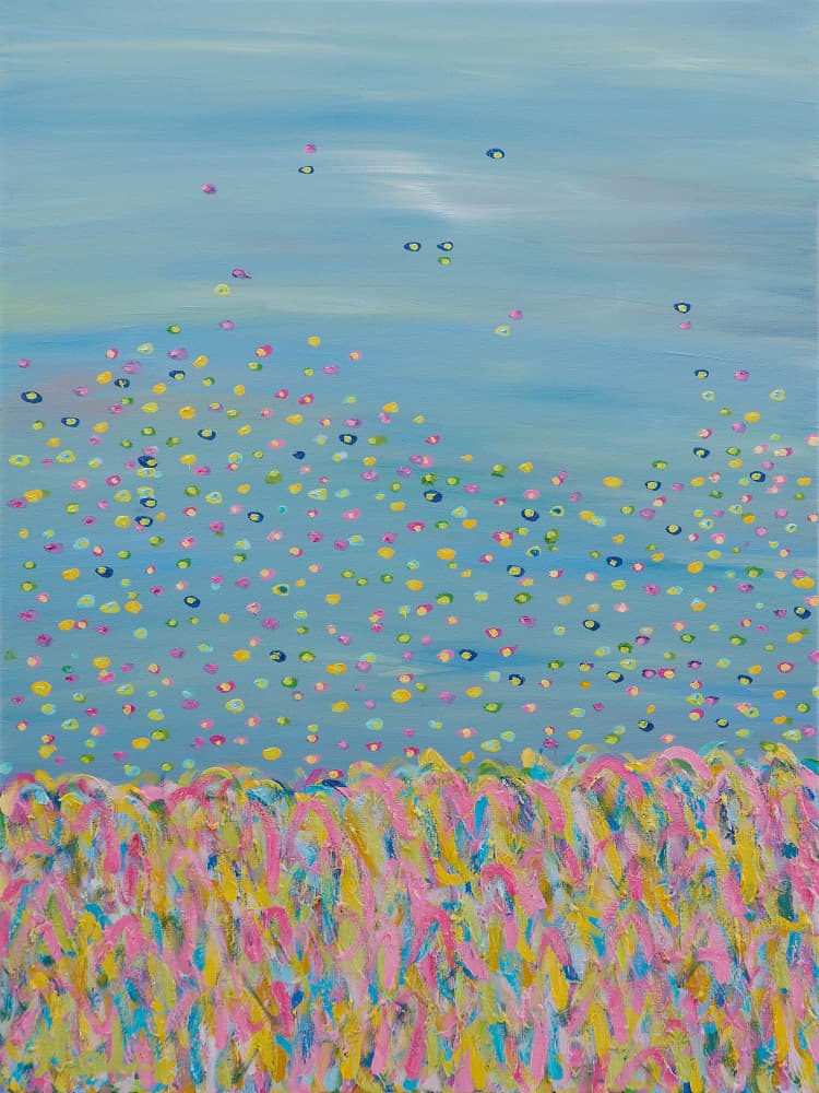 Colorful Dreamy Meadow by Helen Joynson — canvas wall art
