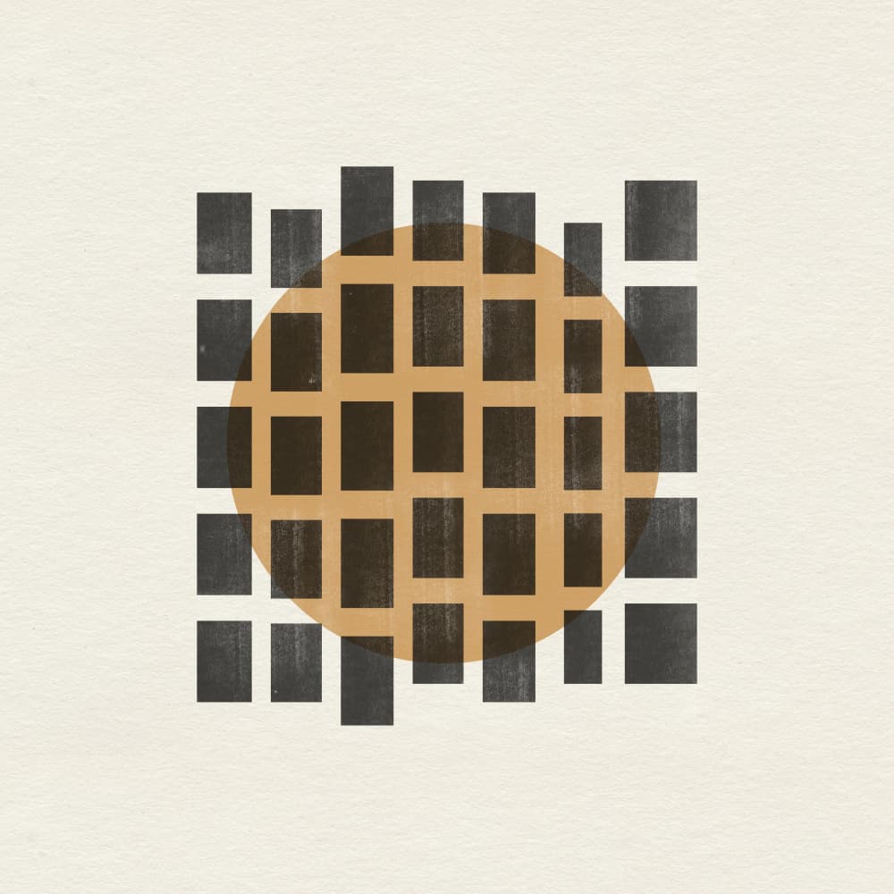 Geometric Harmony by THE MIUUS STUDIO — canvas wall art