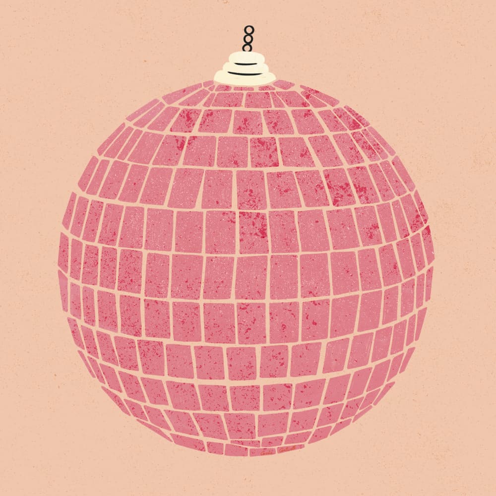 Disco Ball by Carrie Cantwell — canvas wall art