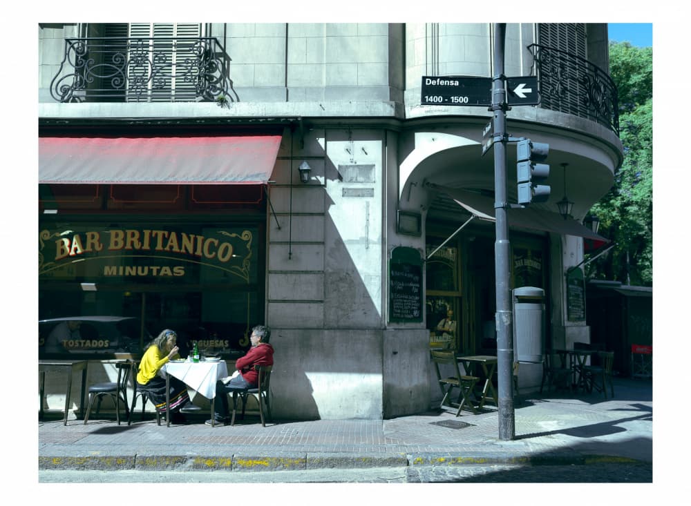 Bar Britanico Street Corner by Thabiet Kamaldien — canvas wall art