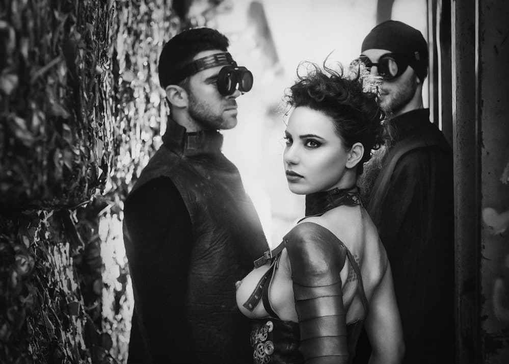 Dystopian Steampunk Group by Velizar Ivanov — canvas wall art