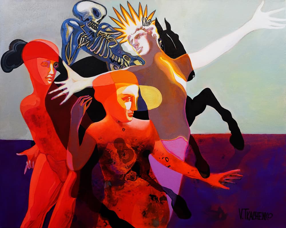 Surreal Mythological Figures by Victor Tkachenko — canvas wall art