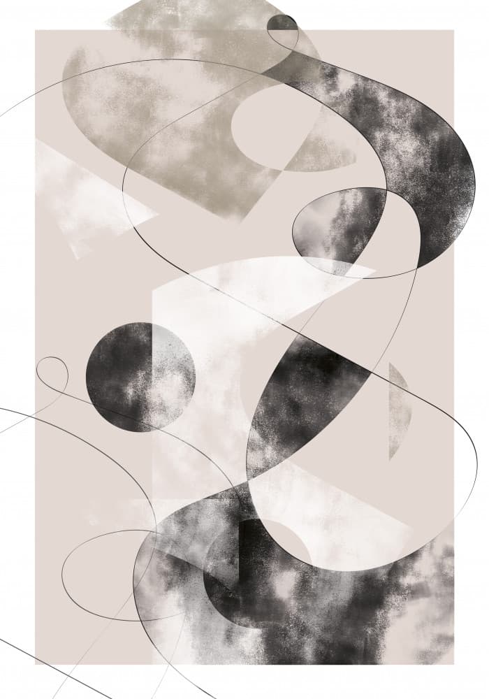 Soft Abstract Shapes by Old Artists Studio II — canvas wall art
