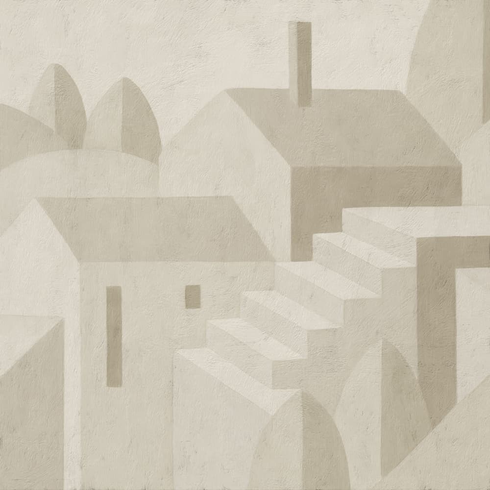 Subtle Town by Dan Hobday — canvas wall art