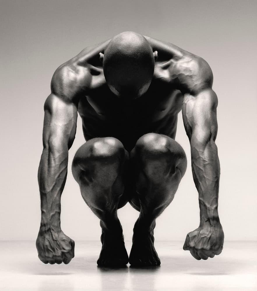 Sculpted Power Pose by Anders Kustås — canvas wall art