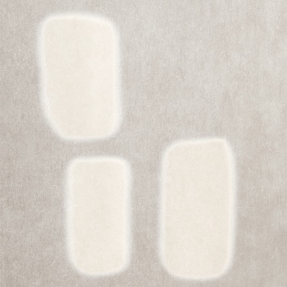Cream Textured Shapes by Alma — canvas wall art
