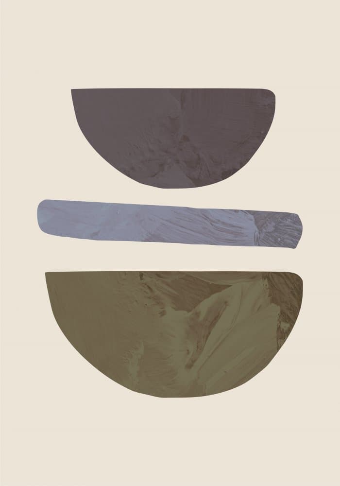Collage 02 Beige by Old Artists Studio — canvas wall art