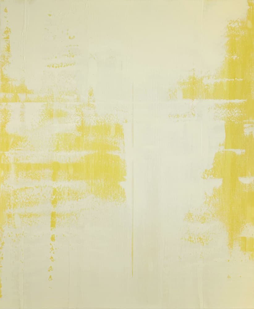 Yellow White Wash by Gustaf Tidholm — canvas wall art