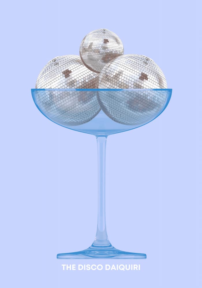 The Disco Daiquiri by Athene Fritsch — canvas wall art