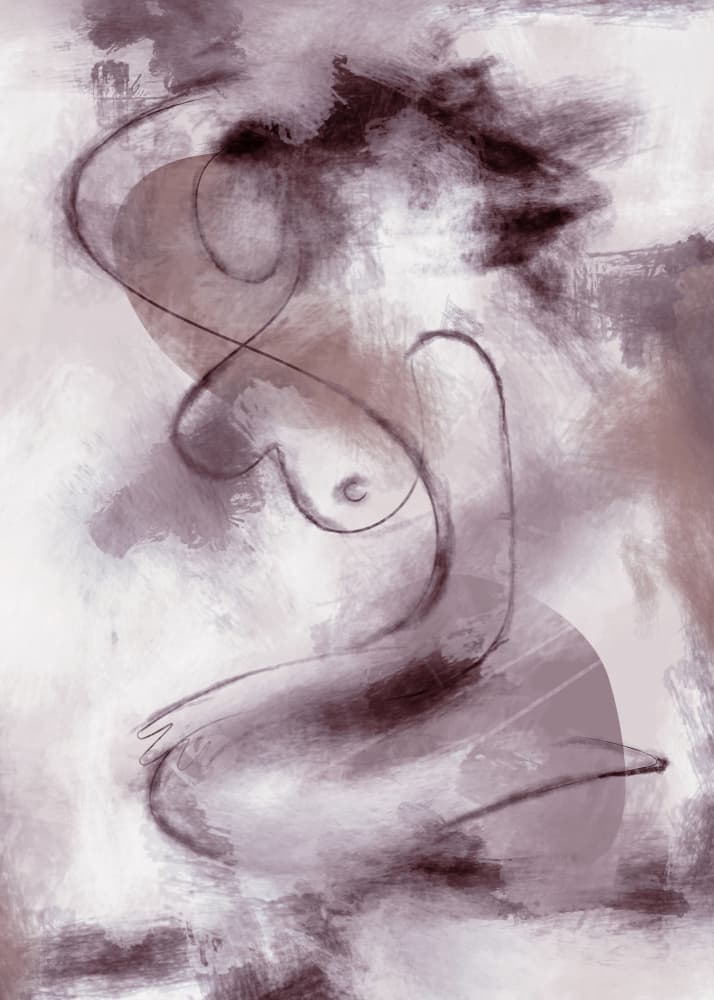 Thoughtful Feminine Form by Old Artists Studio II — canvas wall art