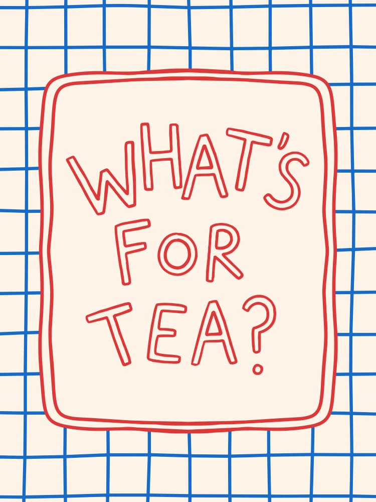 What's For Tea by Mathieu — canvas wall art