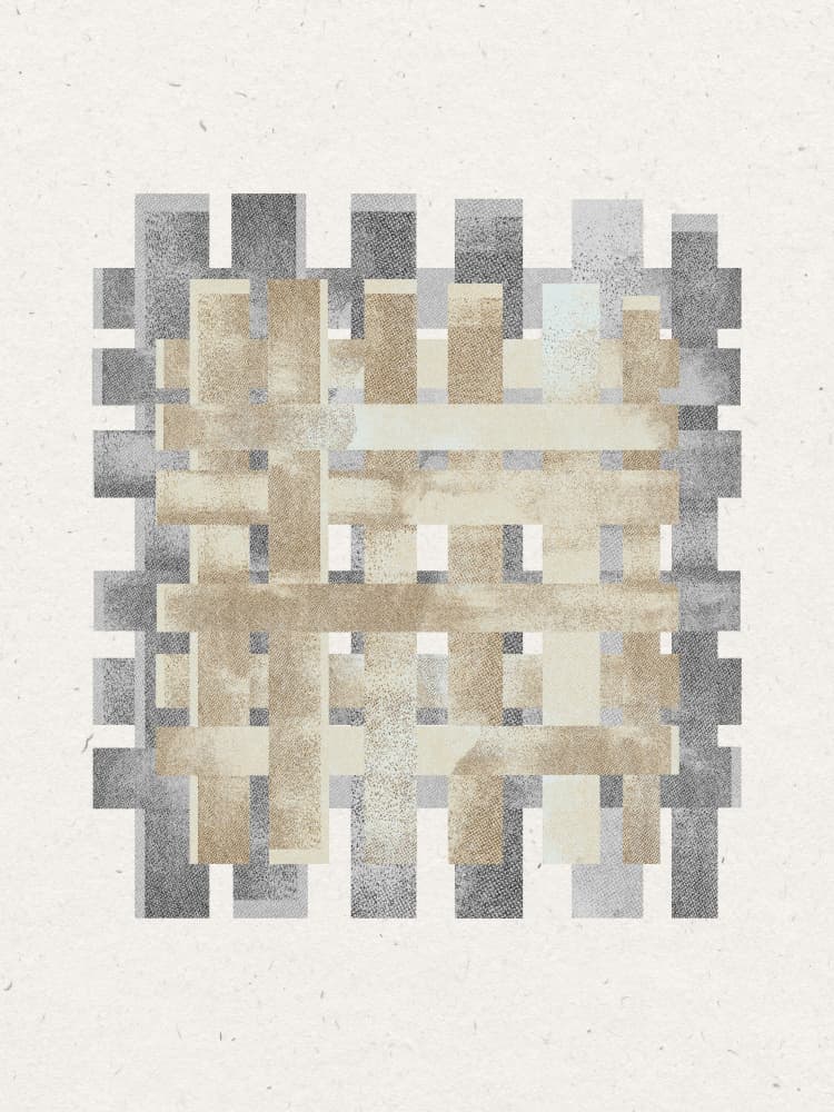 Woven Essence by THE MIUUS STUDIO — canvas wall art