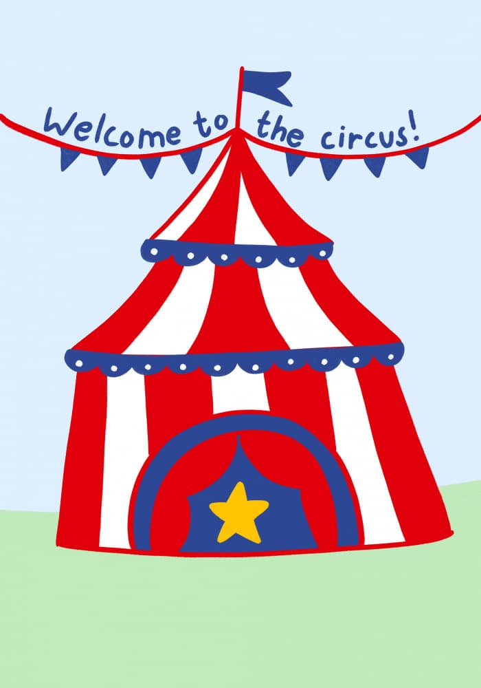Circus Extravaganza by Athene Fritsch — canvas wall art