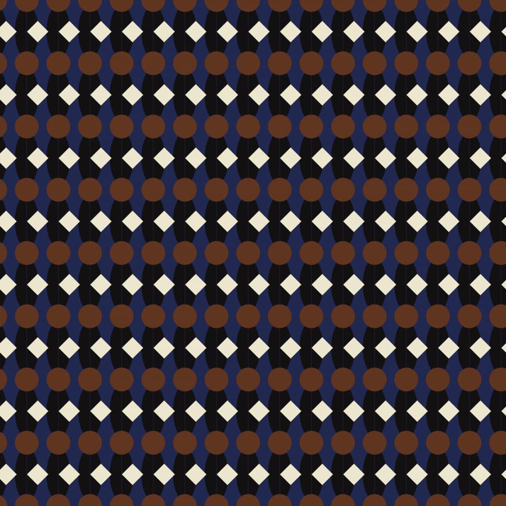 Geometric Grid Pattern by Little Dean — canvas wall art
