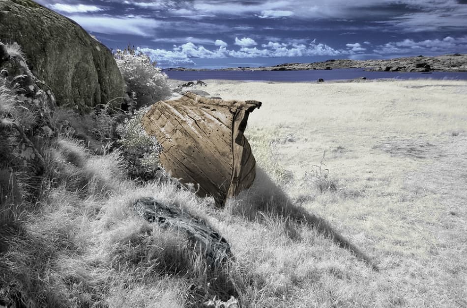 Surreal Boat Landscape by Istvan Lichner — canvas wall art