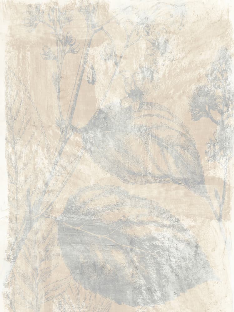 Earthy Botanical Layers by cartissi — canvas wall art