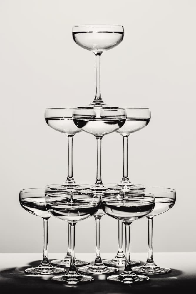 Elegant Glass Pyramid by Old Artists Studio III — canvas wall art