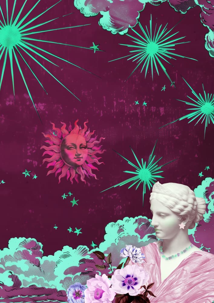 Celestial Goddess Dream by Talitha McQueen — canvas wall art