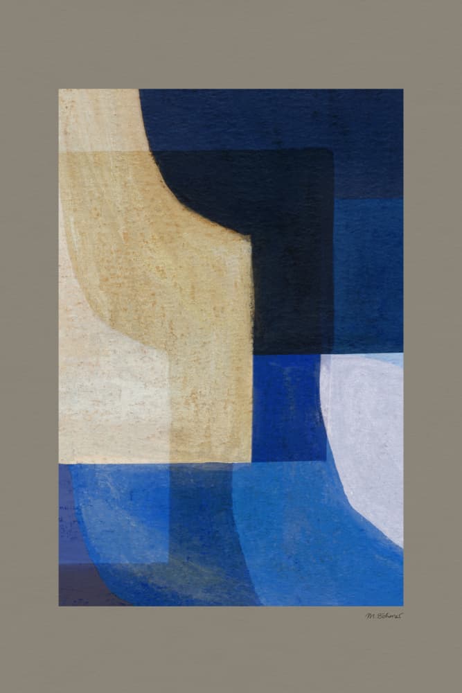Chalks and Shapes 8X by Mareike Böhmer — canvas wall art
