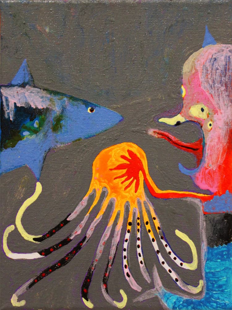 Colorful Fantasy Creatures by Fedele Frost — canvas wall art