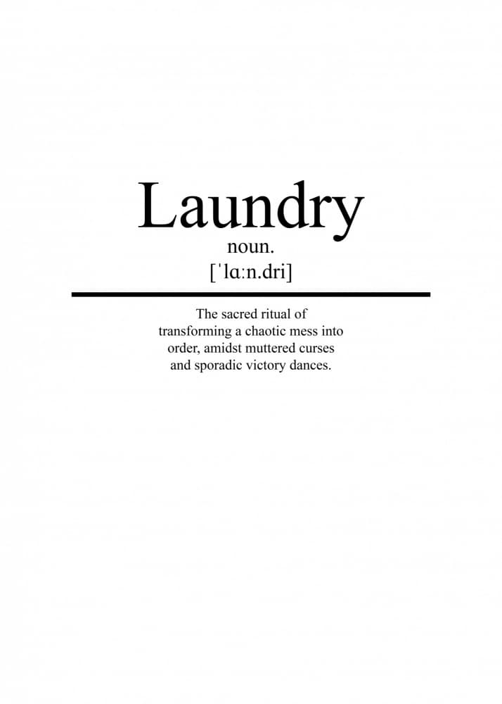 Laundry Day Humor by Old Artists Studio — canvas wall art