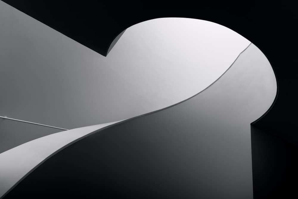 Abstract Architectural Curves by Olavo Azevedo — canvas wall art