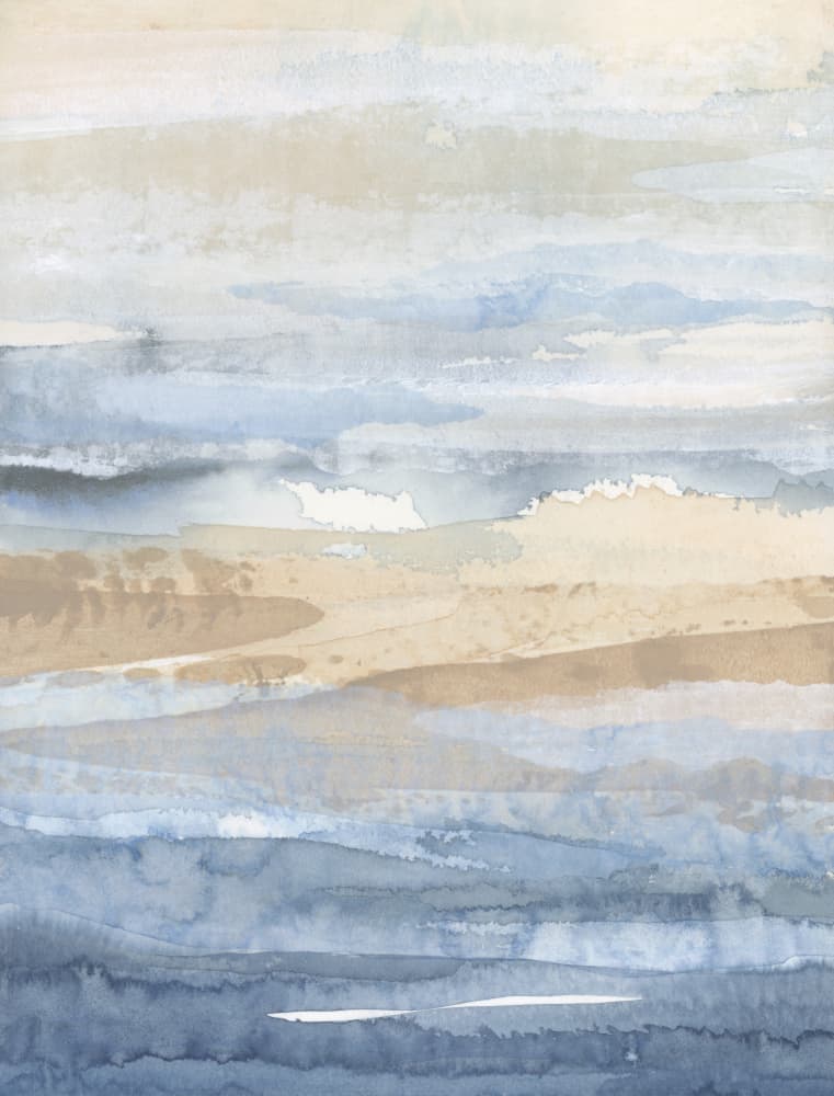Coastal Horizon Wash by Lara Eckerman — canvas wall art