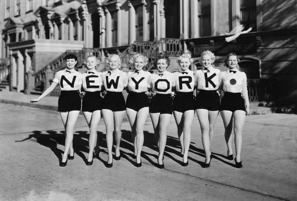 New York Showgirls by The Art Concept — canvas wall art